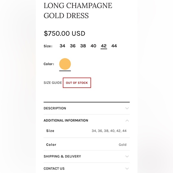 Albina Dyla - couture gown, gold corset feather rhinestone embellished, used - Picture 4 of 6